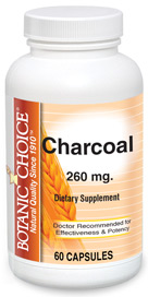 Charcoal Capsules 260 mg 60 capsulesnohtin Charcoal Capsules 260 mg 60 capsulesnohtin