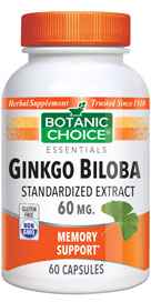 Ginkgo Biloba 100 mg 60 capsules