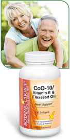 CoQ-10 with Vitamin E and Flaxseed 30 softgels