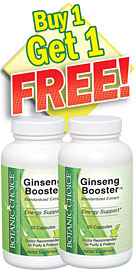 Ginseng Booster Formula - Buy 1 Bottle, Get 1 Free 60 capsules per bottle