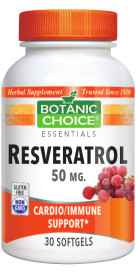 Resveratrol 100 mg 30 softgels