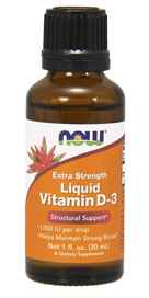 NOW Foods Vitamin D-3 Liquid Extra Strength 1 oz