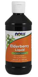 NOW Foods Elderberry Liquid 8 oz