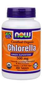 NOW Foods Chlorella 500 mg 200 Tablets
