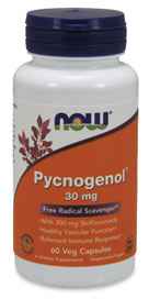 NOW Foods Pycnogenol 30 mg 60 Capsules