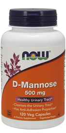 NOW FoodsD-Mannose 500mg 120 Capsulesnohtin NOW FoodsD-Mannose 500mg 120 Capsulesnohtin
