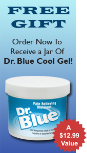 Free Dr. Blue Cool Gel.
