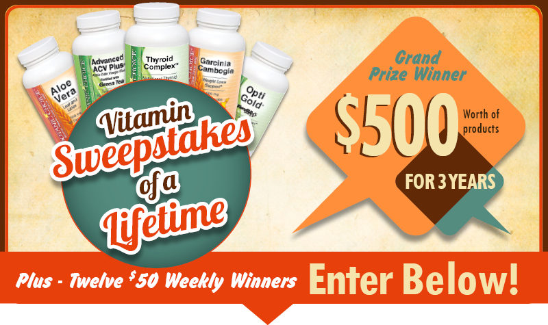 Botanic Choice Vitamin Sweepstakes of a Lifetime
