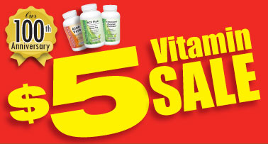 Botanic Choice Our 100th Anniversary $5 Vitamin Sale!