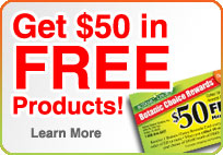 Collect 10 rewards cards from Botanic Choice and receive $50 in your choice of merchandise