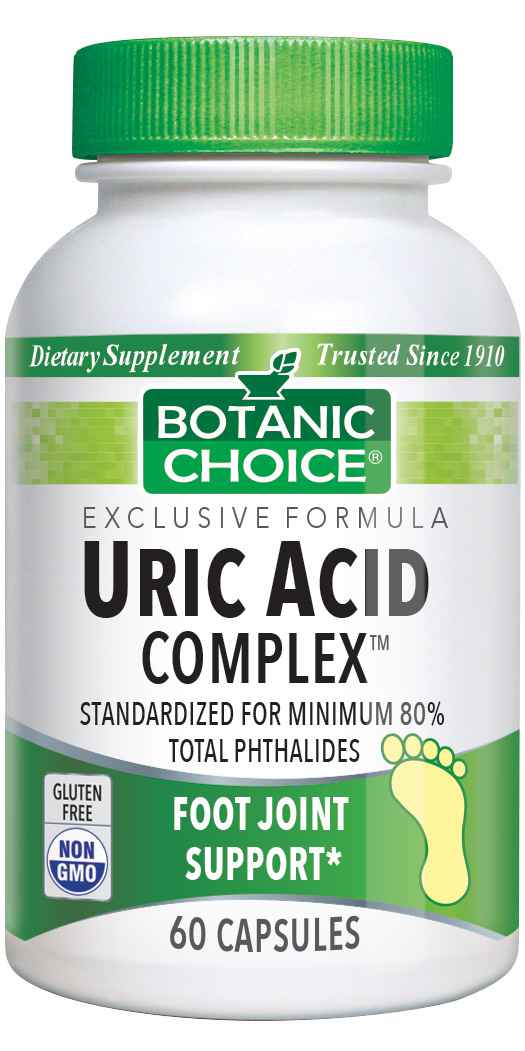 Uric Acid Complex™ - Foot Joint Support Supplement - 60 Capsules