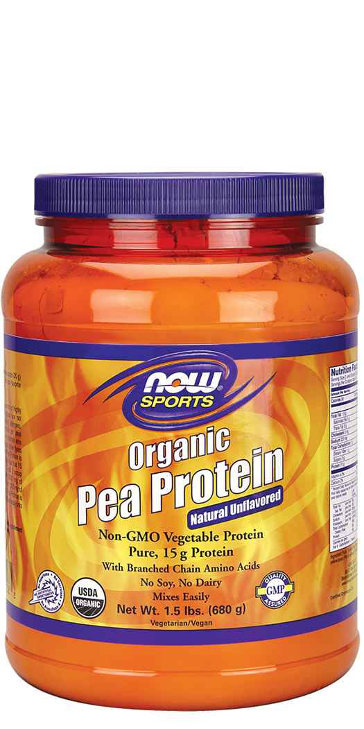 Now Foods Organic Pea Protein Powder - 1.5 Lbs