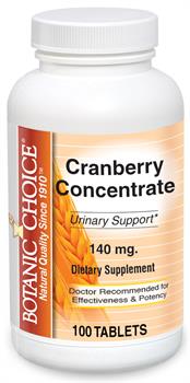 Cranberry Concentrate 140 mg.