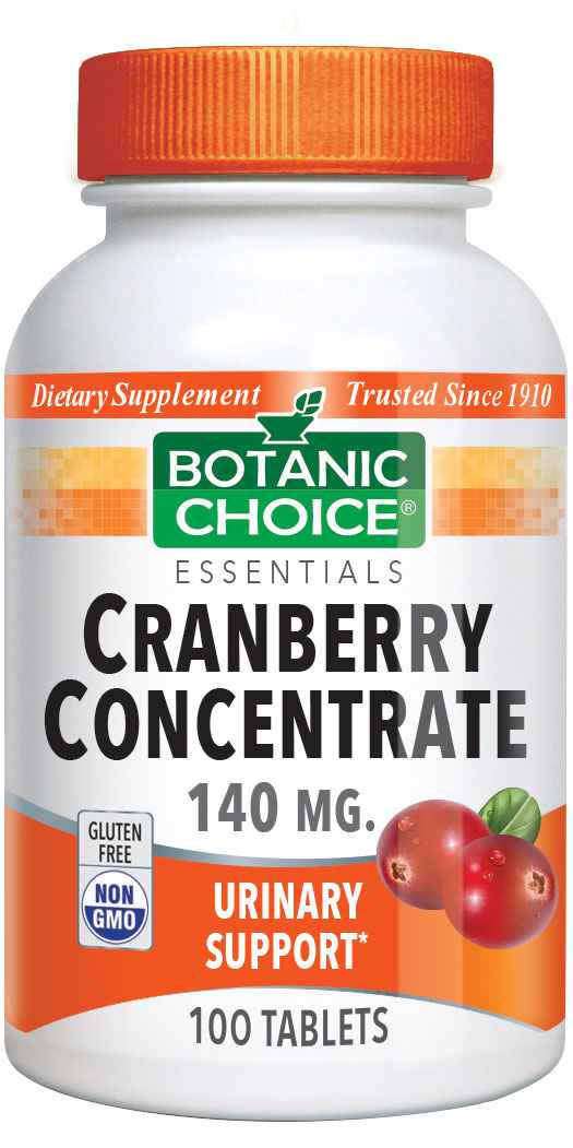 cranberry concentrate 140 mg urinary support*