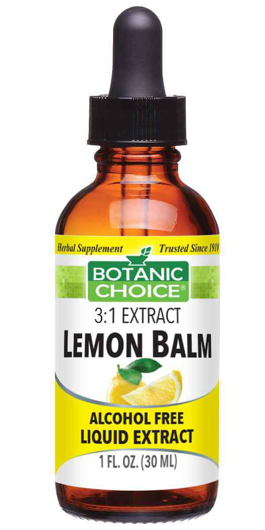 4:1 Lemon Balm alcohol free liquid extract