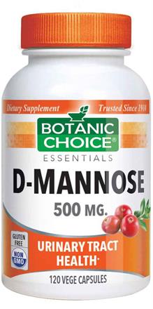 Buy Botanic Choice D Mannose 500mg 120 Vege Capsules At