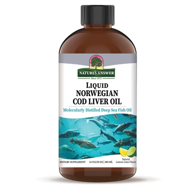 Natures Answer <br> Liquid Norwegian Cod Liver Oil 4450 IU