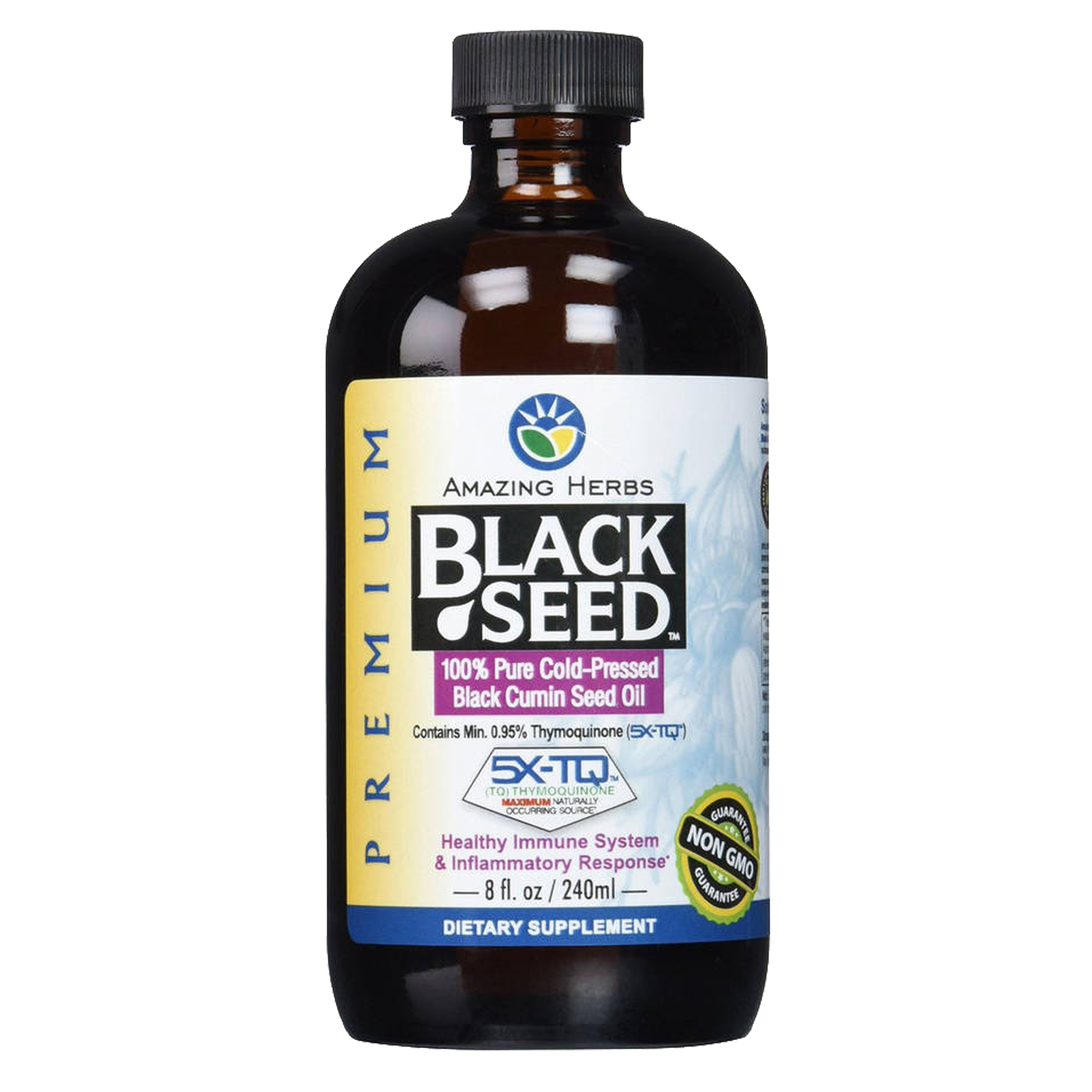 Amazing Herbs Premium Black Seed Oil - 8 Oz