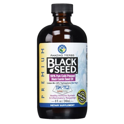 Amazing Herbs <br> Premium Black Seed Oil