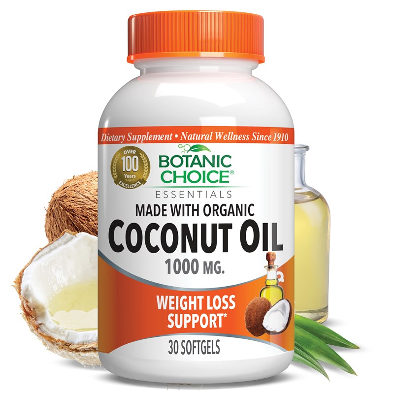 Coconut Oil, Organic 1000 mg.