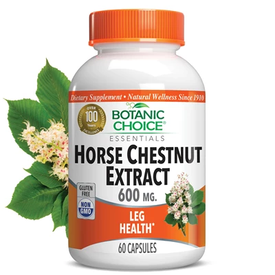 Horse Chestnut Extract 600 mg.