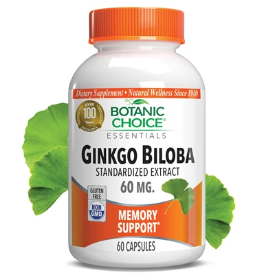Ginkgo Biloba Extract 60 mg.