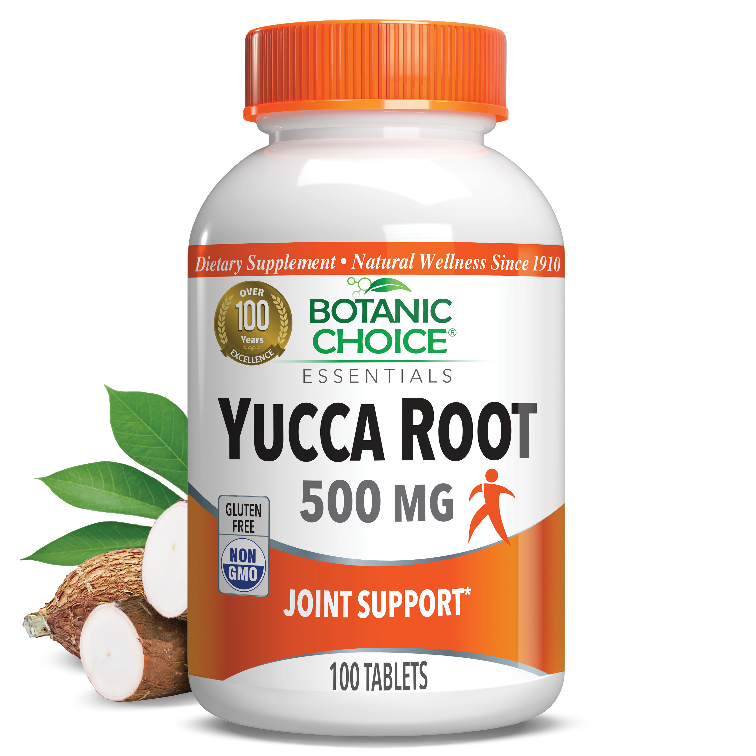 Botanic Choice Yucca Root Tablets 500 mg - Joint Support Supplement - 100 Tablets