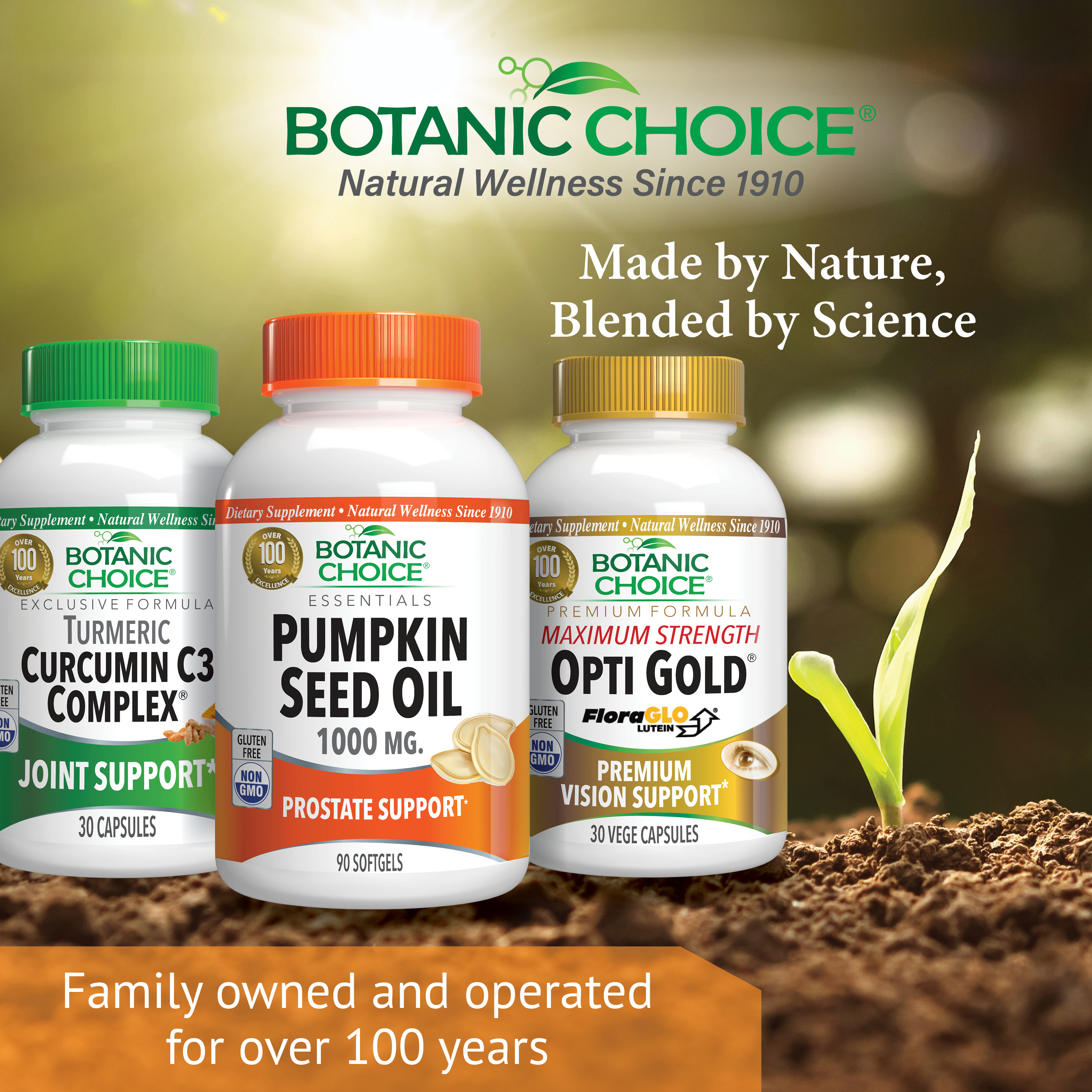 Buy Pumpkin Seed Oil 1000 mg. - 90 softgels - Botanic Choice