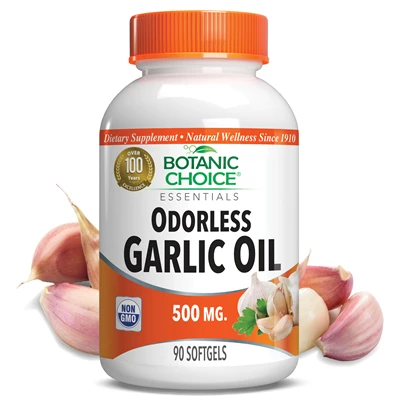 Odorless Garlic Oil 500 mg.