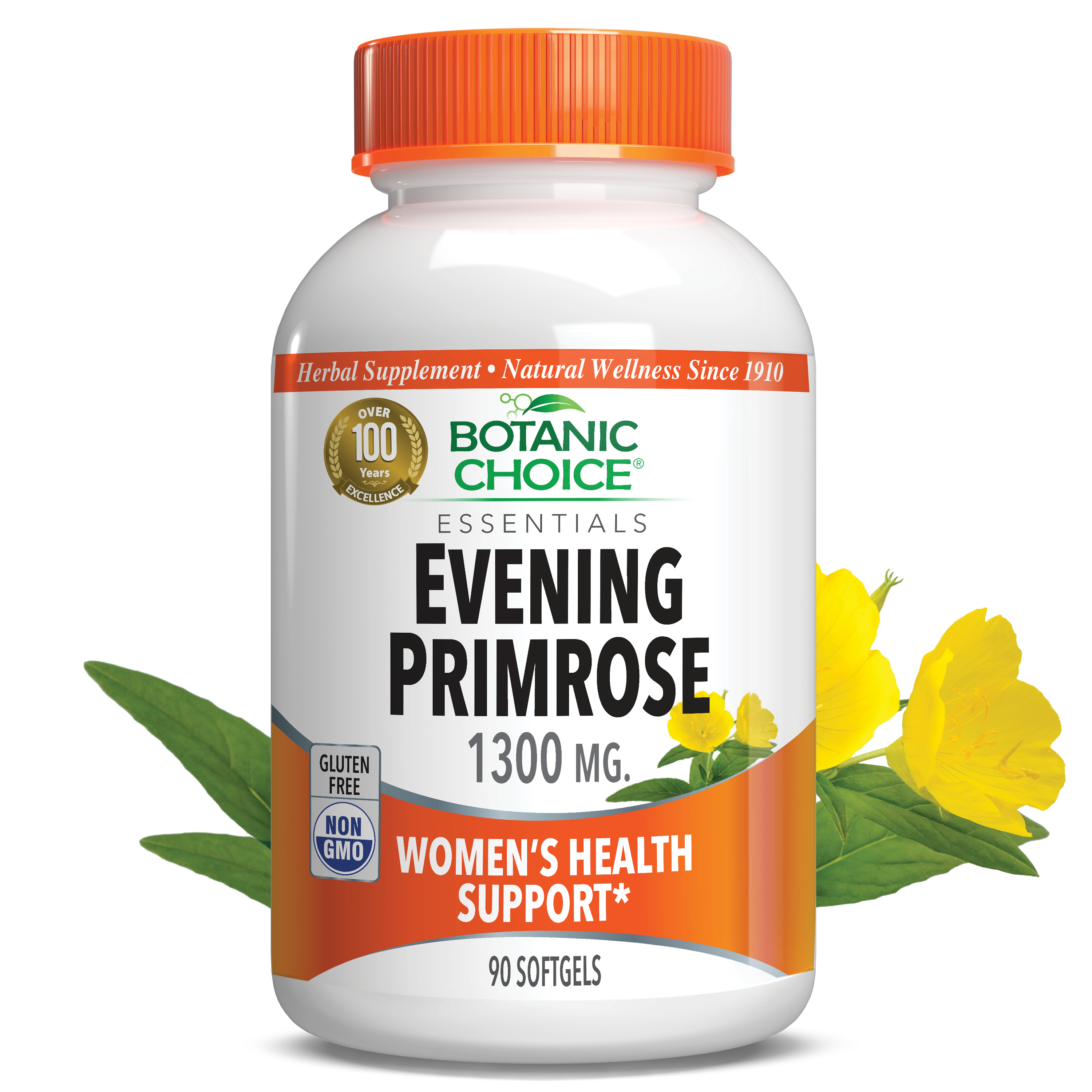 Evening Primrose Oil - Menopause Support Supplement - 90 Softgels