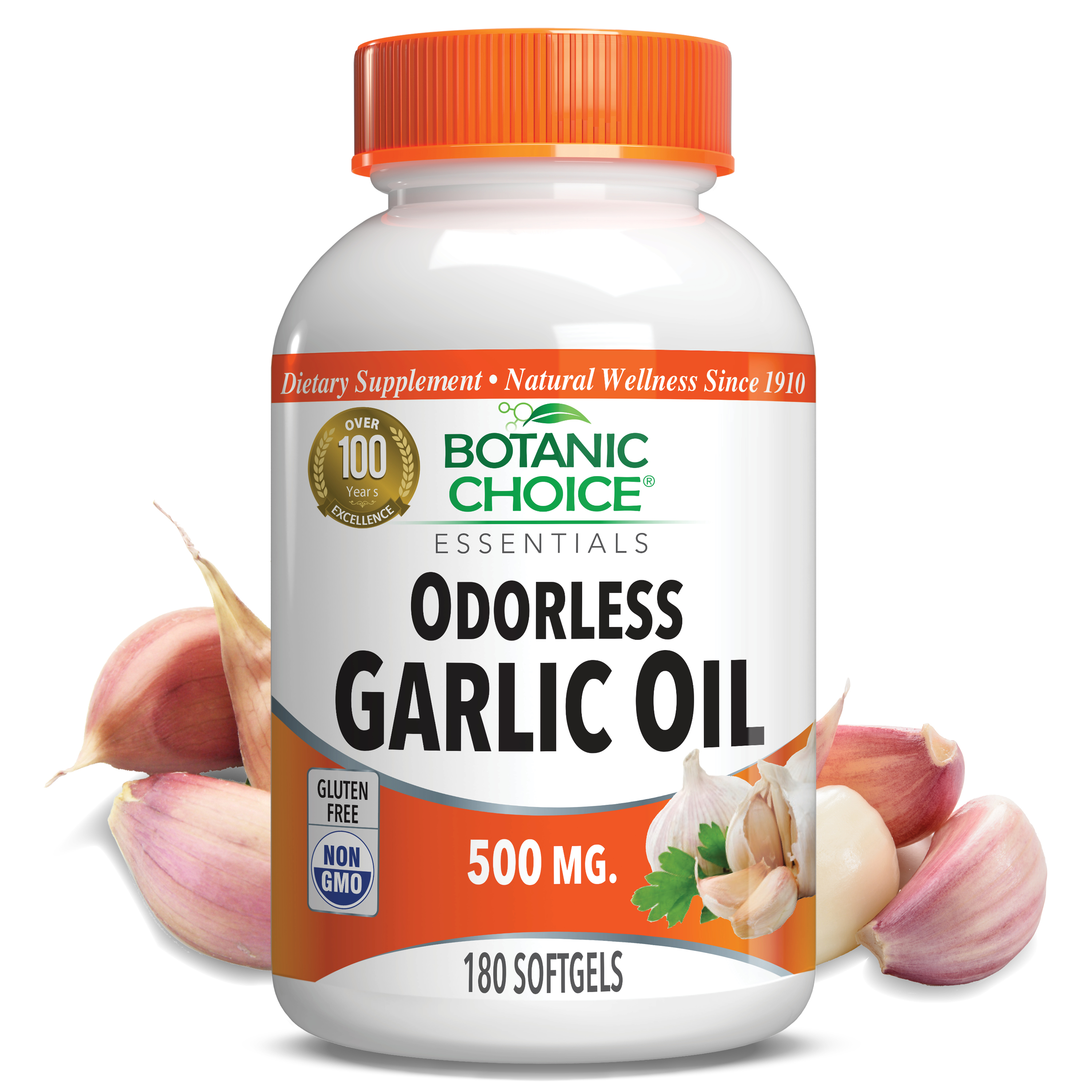Odorless Garlic Oil 500 mg - 180 Softgels