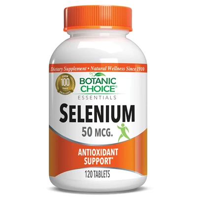 Selenium 50 mcg.