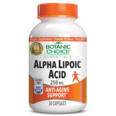 Alpha Lipoic Acid 250 mg.