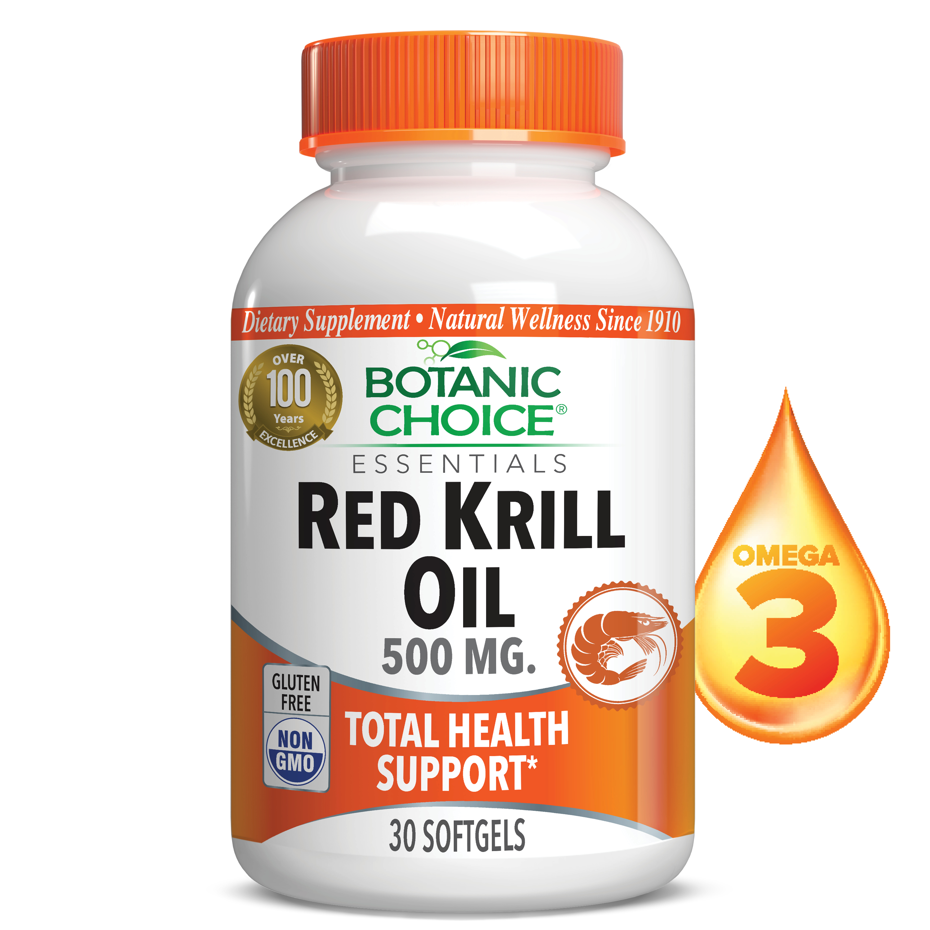 Red Krill Oil contains Omega 3 Essential Fatty Acids