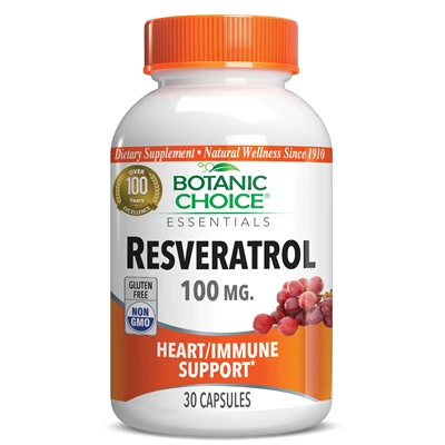 Resveratrol 100 mg.