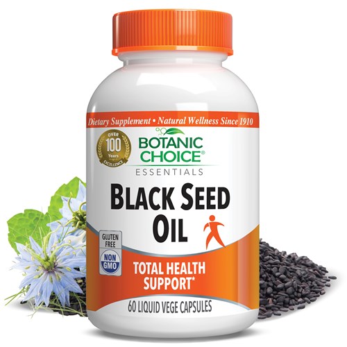 Black Seed Oil - Essential Fatty Acids Support Supplement - 60 Capsules