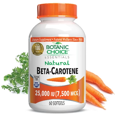 Beta Carotene 25, 000 IU Natural