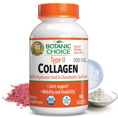 Type II Collagen Tablets 500 mg.