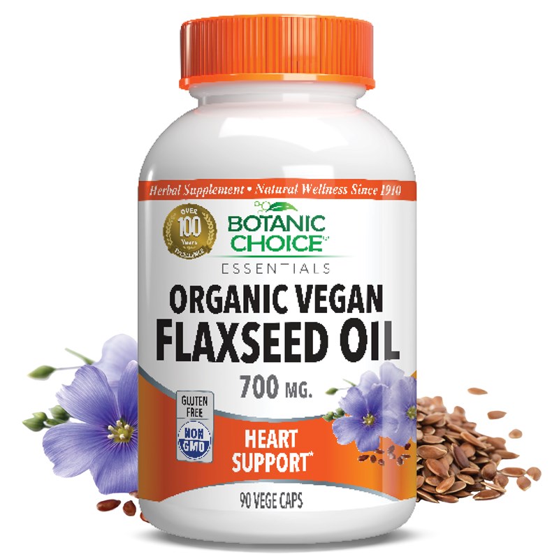 Botanic Choice Organic Vegan Flaxseed Capsules
