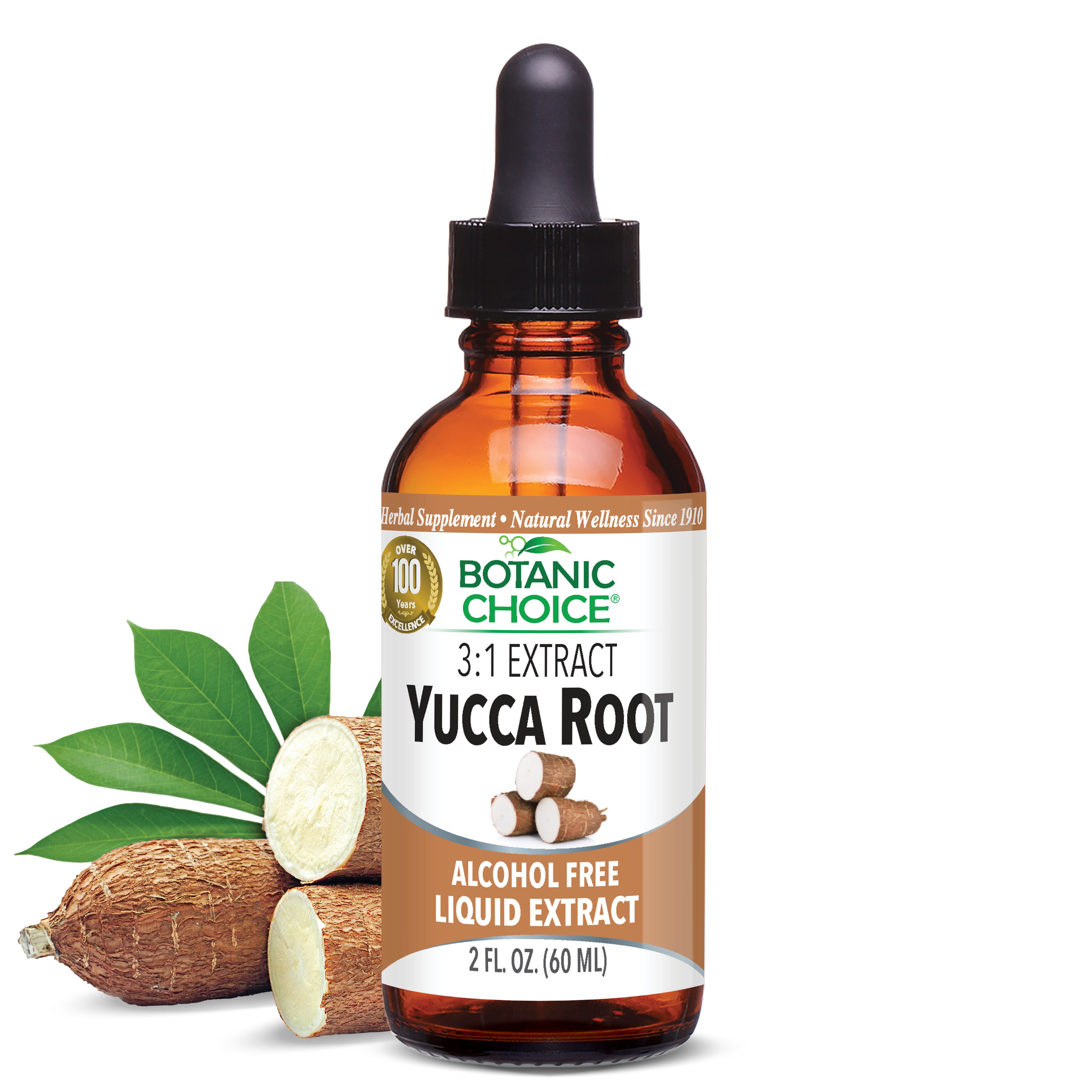 Yucca Root Liquid Extract 2 oz Botanic Choice