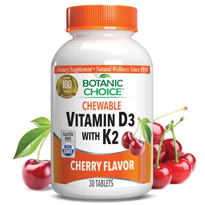 Chewable Vitamin D3 with K2