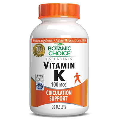 Vitamin K 100 mcg.