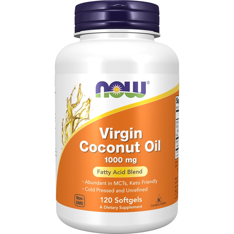 Now Foods Organic Virgin Coconut OIl 1000 mg