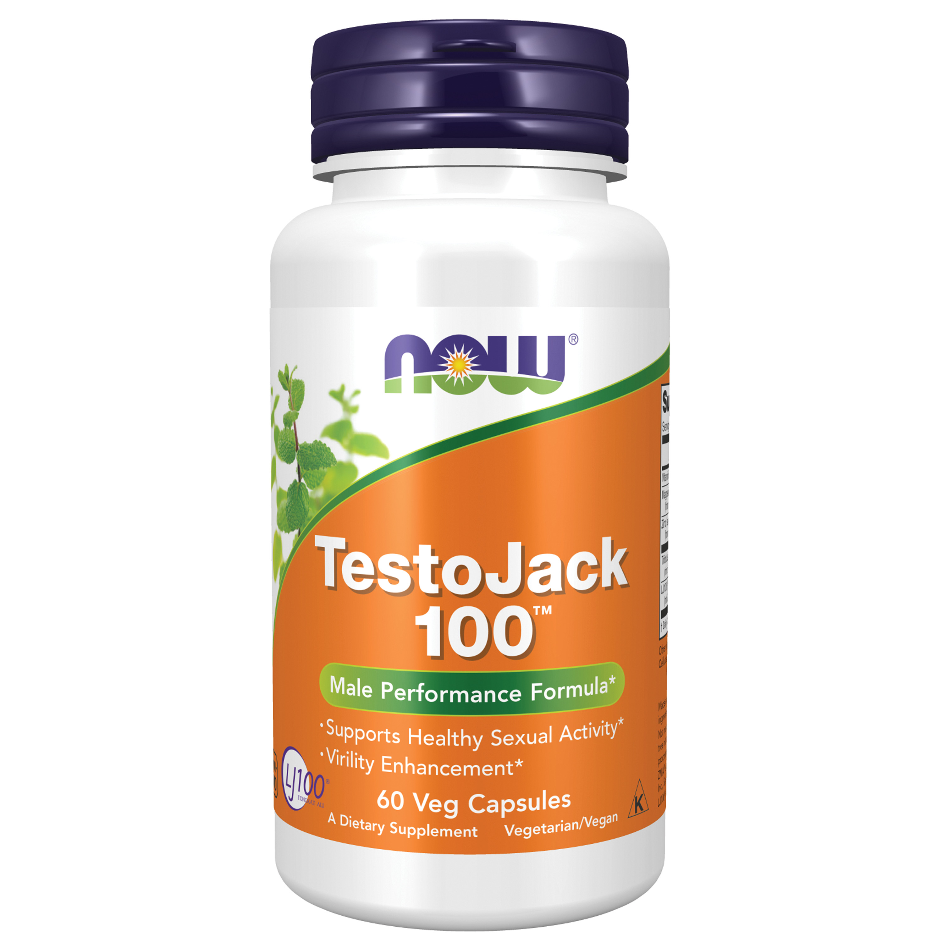 Now Foods Testojack Vege Vegetarian Capsules - 60 Veg Vegetarian Capsules