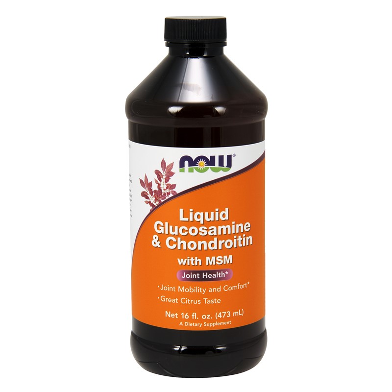 NOW Foods<br>Liquid Glucosamine & Chondroitin with MSM