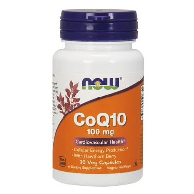 NOW Foods<br>CoQ10 100 mg with Hawthorn Berry