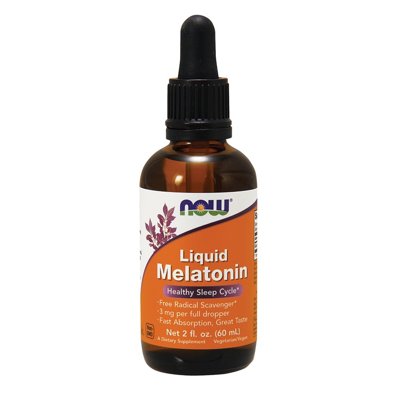 NOW Foods<br>Liquid Melatonin 3 mg