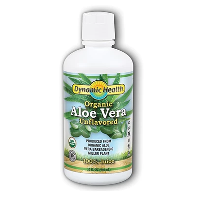 Dynamic Health <br> Aloe Vera Juice Certified Organic Unflavored