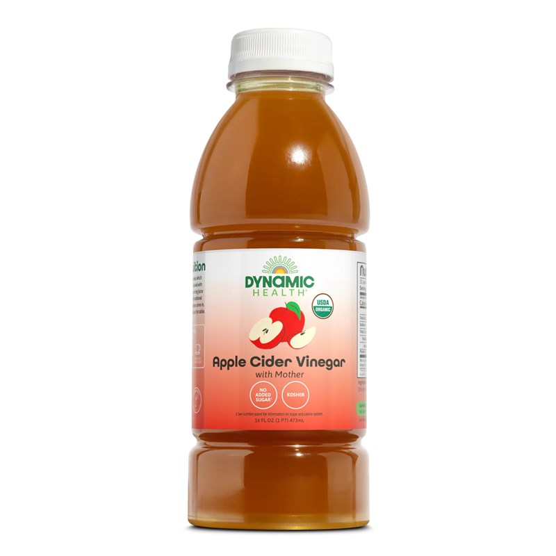 Dynamic Health <br> Apple Cider Vinegar With Mother Certified Organic