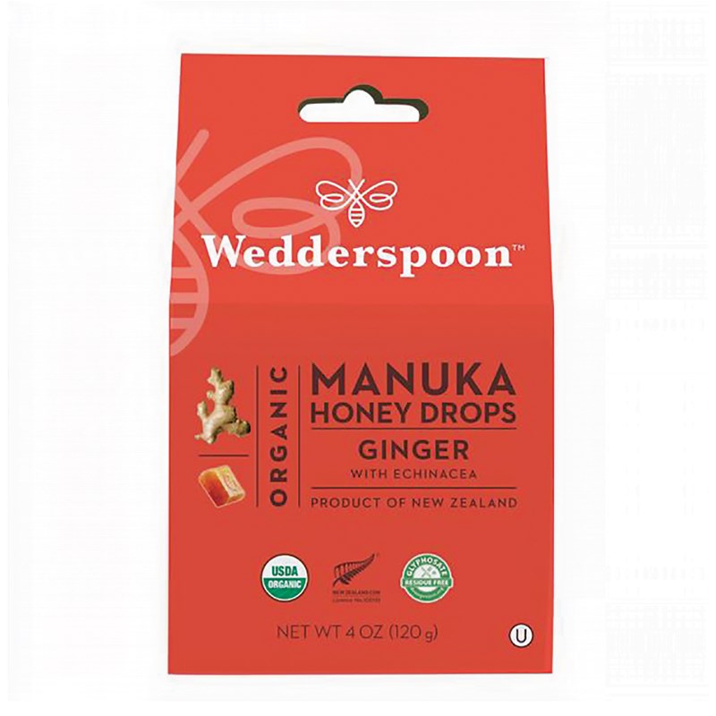 Organic Manuka Honey Drops<br>Ginger